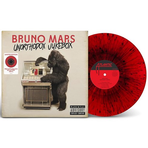 브루노마스lp - 핫트랙스 BRUNO MARS - UNORTHODOX JUKEBOX [RED SPLATTER LP]