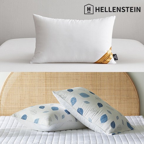 [헬렌스타인] 다운필 베개솜+리프오션 워싱인견 베개커버 세트(40x60), 단품