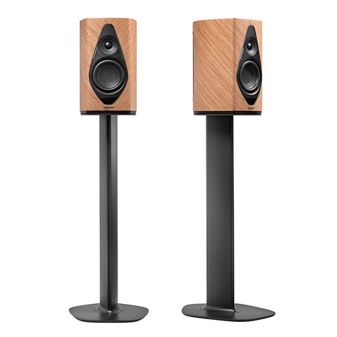 Sonus faber(소너스파베르) Duetto 무선 액티브 스피커, 월넛, 전용스탠드 추가