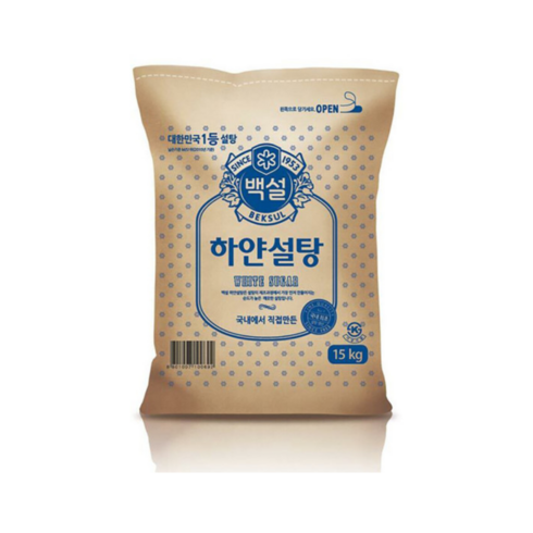 YH4_백설 하얀설탕 15kg, 1개