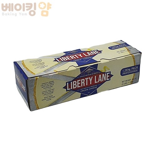 베이킹얌 리버티레인 크림치즈1.36kg+아이스박스 포함, 1.36kg, 4개