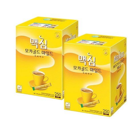 맥심 모카골드 250T, 12g, 250개입, 2박스