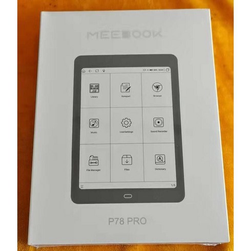이북리더 북리더기 E북 전자책 PDF 뷰어 Ebook 단말기, P78 프로, 공식 표준