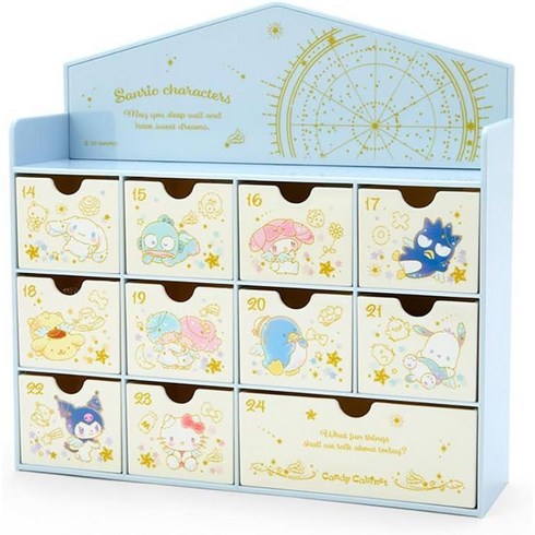 산리오 Characters Sweets Advent Chest 어드벤트캘린더 (밤하늘), 기본