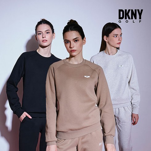 [KT알파쇼핑][DKNY GOLF] 패딩자켓+기모맨투맨 셋업 여성 3컬러 택1 B