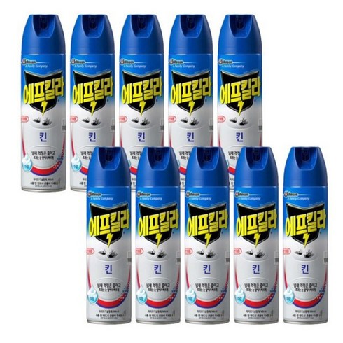 파리모기살충제 에프킬라킨 에어로졸500mlx10EA, 500ml, 10개