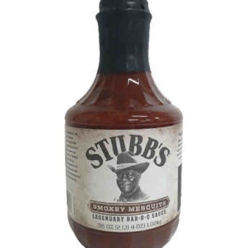 STUBBS 스모키 바베큐소스 - 스터브스 레전더리 바비큐 소스(스모키 메스키트) 1.02kg, 1개