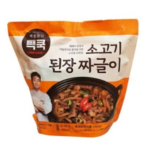 백종원의 빽쿡 소고기 된장 짜글이 400g X 4봉 코스트코