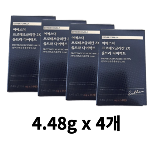여에스더 프로테오글리칸 2X 울트라 다이렉트 20박스  - 여에스더 프로테오글리칸 2X 울트라 다이렉트 20주분, 17.92g, 6개