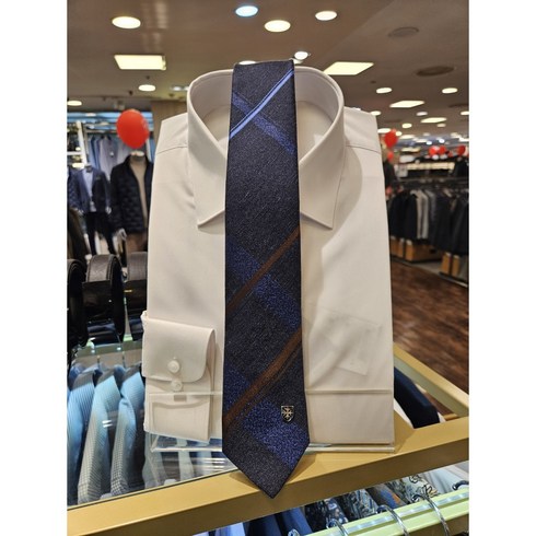 레노마 남성 정장용 실크 넥타이 VNFTR5012-NY-GY