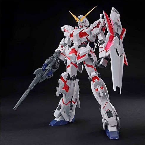 반다이 1/48 RX-0 유니콘건담 디스트로이 모드 프라모델 Mega Size, 1개