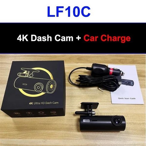 lf10 4k - 전기차 충전케이블차량용 대시캠 4K 와이파이 카메라 24 시간 주차 모니터 Dvr Para Coche 미니 카메라, 01 LF10C_03 32GB, 1개
