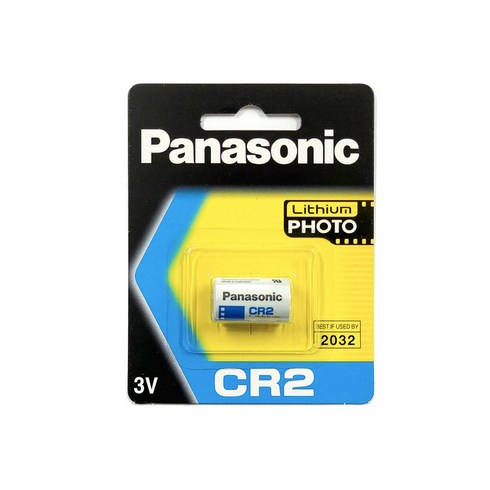 파나소닉 CR2 1알 리튬 배터리 폴라로이드 인스탁스 즉석 카메라 거리측정기외, 1개, 1개
