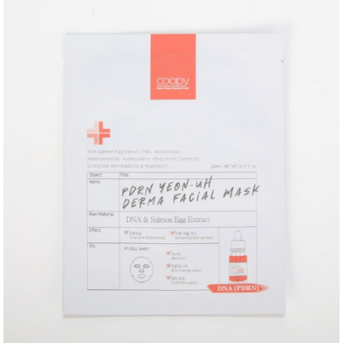 쿠피 피디알엔 연어 더마 페이셜 마스크 팩 23ml, 1개입, 5개
