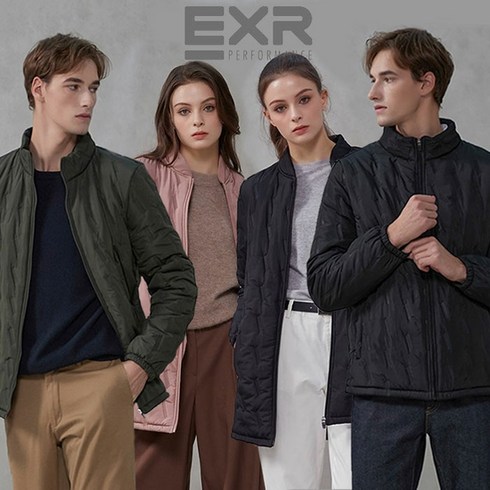 [KT알파쇼핑]EXR 23FW 최신상 남여 웜 패딩 점퍼 6종 중 택1