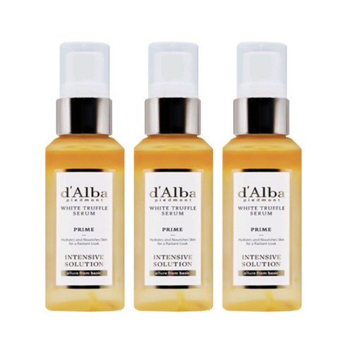 [달바] 화이트 트러플 프라임 인텐시브 세럼 50ml 3개 + 샘플3p, 50ml x 3개