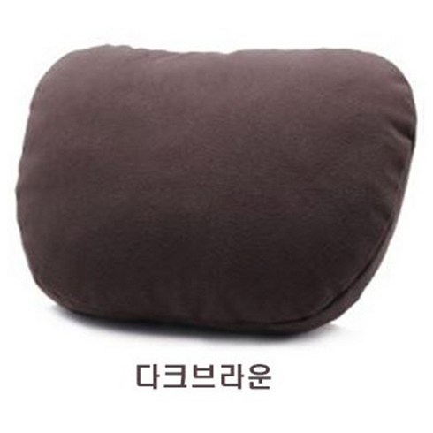 소울랜드 그랜저 전용 순정형 프리이엄 목쿠션 머리쿠션 2개, 브라운(2개)