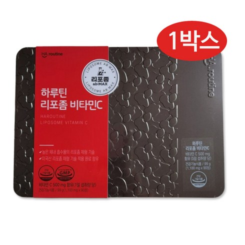 90비타민c판매 - 하루틴 리포좀 비타민C 1100mg 틴케이스, 90정, 1세트