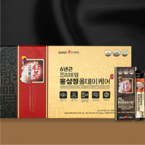 상아제약 프리미엄 홍삼정 올데이케어 10g X 60포