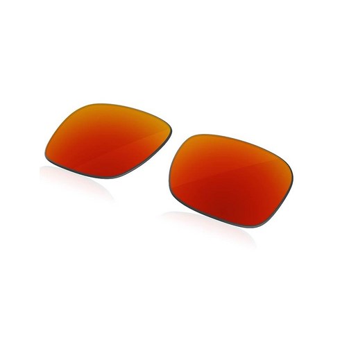 OWORK 오클리 Sylas OO9448 선글라스용 폴리카보네이트 교체 렌즈 - 파이어 레드