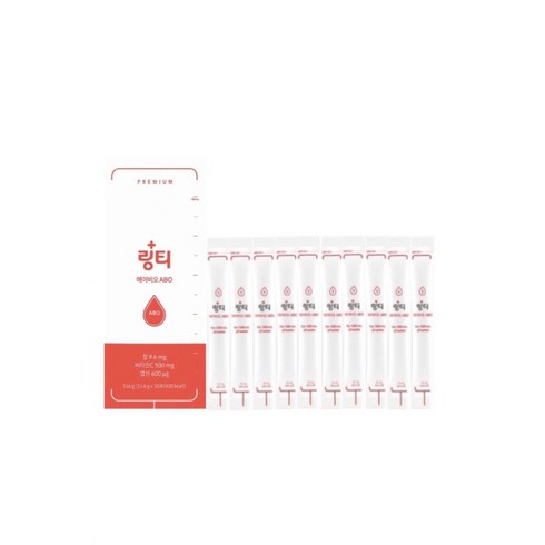 [약국전용] 링티 ABO 10포 1BOX [ 2BOX 이상 구매시 전용보틀 1개 증정], 11.6g