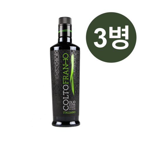 엑스트라 버진 올리브 오일 500ml 3병 Colto Franto