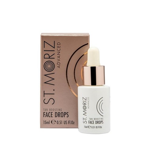 St Moriz 어드밴스드 셀프 태너 페이스 미스트 선리스 태닝 스프레이 (미디엄 140ml(5 07액량 온스) 알로에 베라 및 비타민 E가 함유된 퀵 탠 클리어 브론징 페이크 미, 0.51 Fl Oz (Pack of 1), Face Drops, 1개