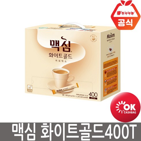 맥심화이트골드400 - 맥심, 11.7g, 400개입, 1개