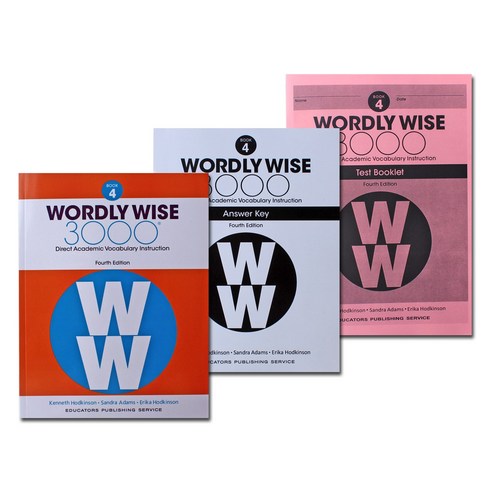 워들리와이즈 Wordly Wise 3000 4 SET (SB+답지+테스트) 3종, Grade 3 (SB+답지+테스트)3종