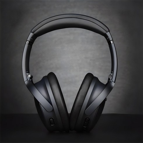 보스헤드폰 - 보스 노이즈 캔슬링 블루투스헤드폰, 블랙, BOSE QC45