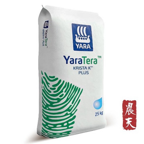 질산칼륨 - YARA 야라 질산가리 25kg - 고농도 수용성 질산태질소 양액 수경 재배 관주용비료, 1개