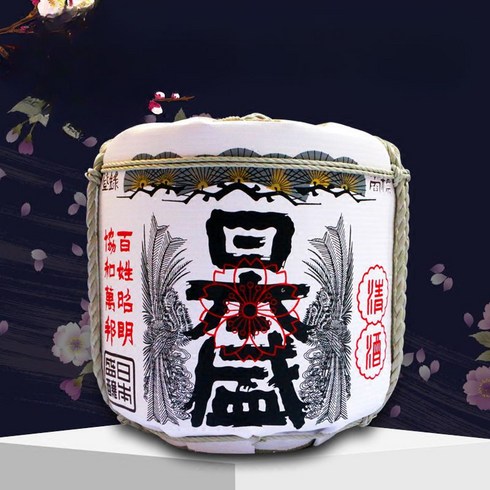 술통 일본 축제 장식 이자카야 소품 감성 인테리어, 밀키 핫카이산(미니)