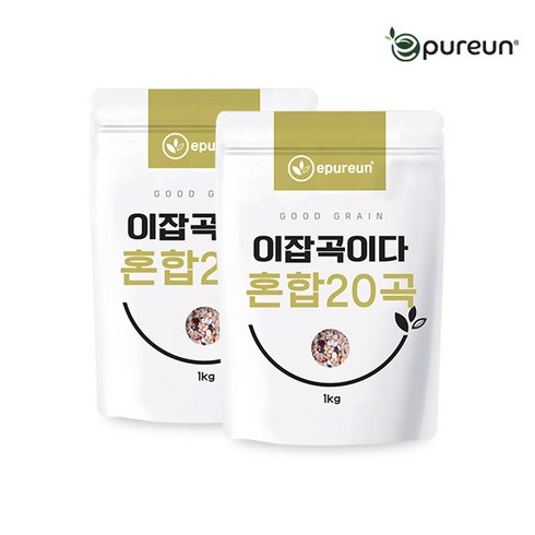 국산 혼합 20곡 1kgX6봉 - [이잡곡이다] 국산 혼합20곡 1kgX 2봉, 1kg, 2개