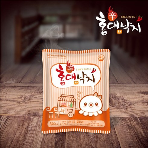 박군의 쭈꾸미볶음 300gx4팩 낙지볶음 300gx4팩 - 홍대낙지 300g 4팩 수제양념 낙지볶음, 4개