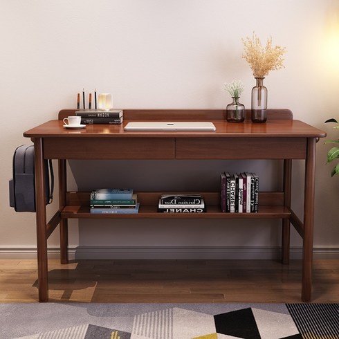 원목 컴퓨터책상 서재 테이블 800 1000 1200, 80x60x75cm, 월넛