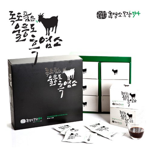 참진한 프리미엄 흑염소 진액 6박스 - 독도품은 울릉도 흑염소목장 프리미엄 흑염소, 80ml, 1개