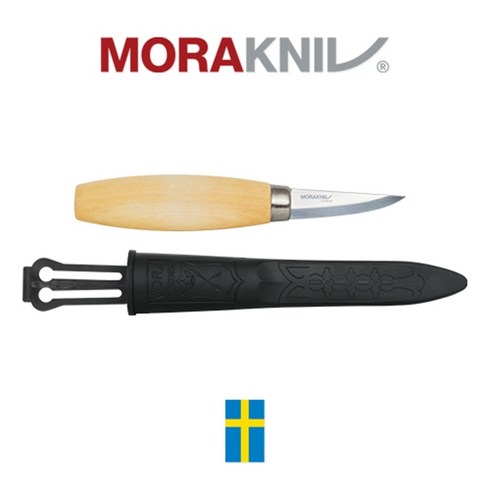 2023년 가성비 최고 모라나이프 - 모라나이프 우드카빙 나이프 120 조각도 카본스틸, 1개