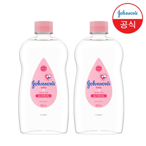 존슨즈 베이비 레귤러 오일 500ml X 2개