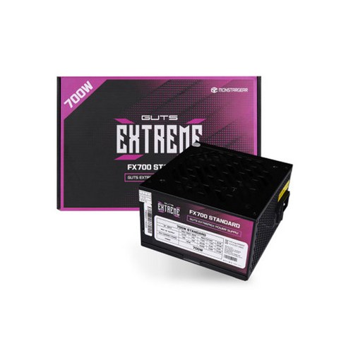 몬스타기어 GUTS ExtremeX FX700 80PLUS STANDARD ATX파워, 단품