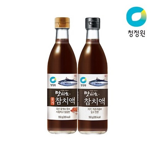 청정원 [청정원] 맛선생 참치액 2종 2개 골라담기, 참치액 950g + 참치액 950g