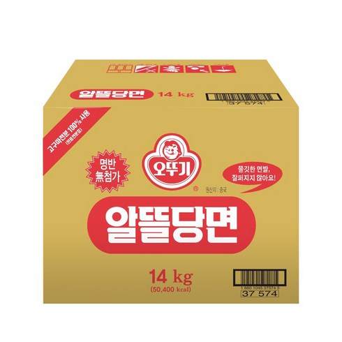 오뚜기 알뜰당면, 1개, 14kg
