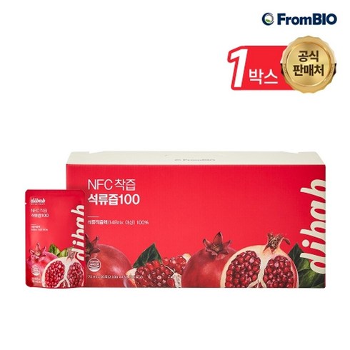 석류즙70ml30개입 - 프롬바이오 NFC착즙 석류즙, 70ml, 30개