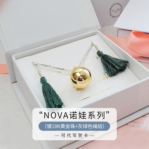 태교목걸이 임신축하선물, L