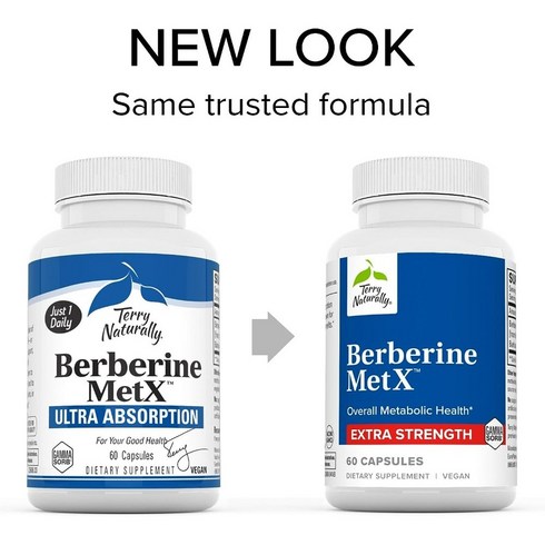 베르베린 메트엑스 Berberine 250mg 엑스트라 스트렝스 60캡슐 2개월분, 60정, 1개