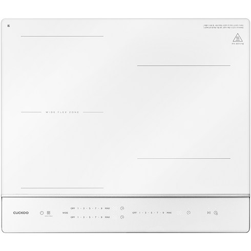 쿠쿠 인덕션 3구 화이트, 빌트인, CIR-E301FAW