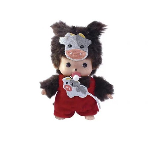 몬치치인형 monchhichi 세키구치 15cm, 4_핑크