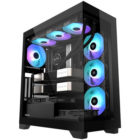 3rsys케이스 - 3RSYS K400 리버스 미들타워 PC케이스, K400 리버스 블랙