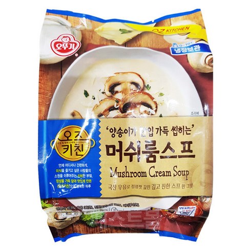 덕산리솜 - 오뚜기 오즈키친 머쉬룸스프(180g X 4개입) 720g, 단품, 4개, 180g