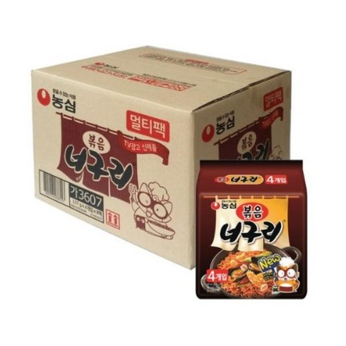 농심 볶음 너구리 137g 32개