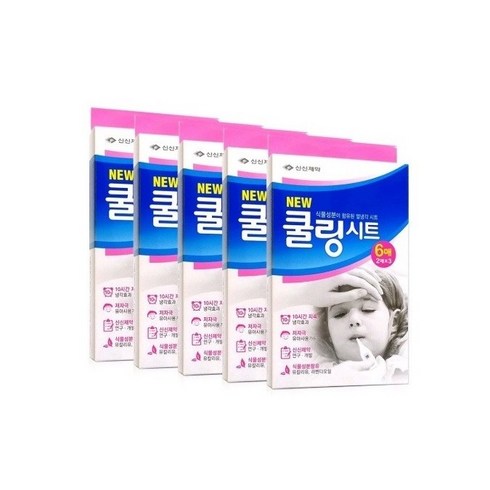 해호 신신 쿨링시트 6매입 열패치, 5개